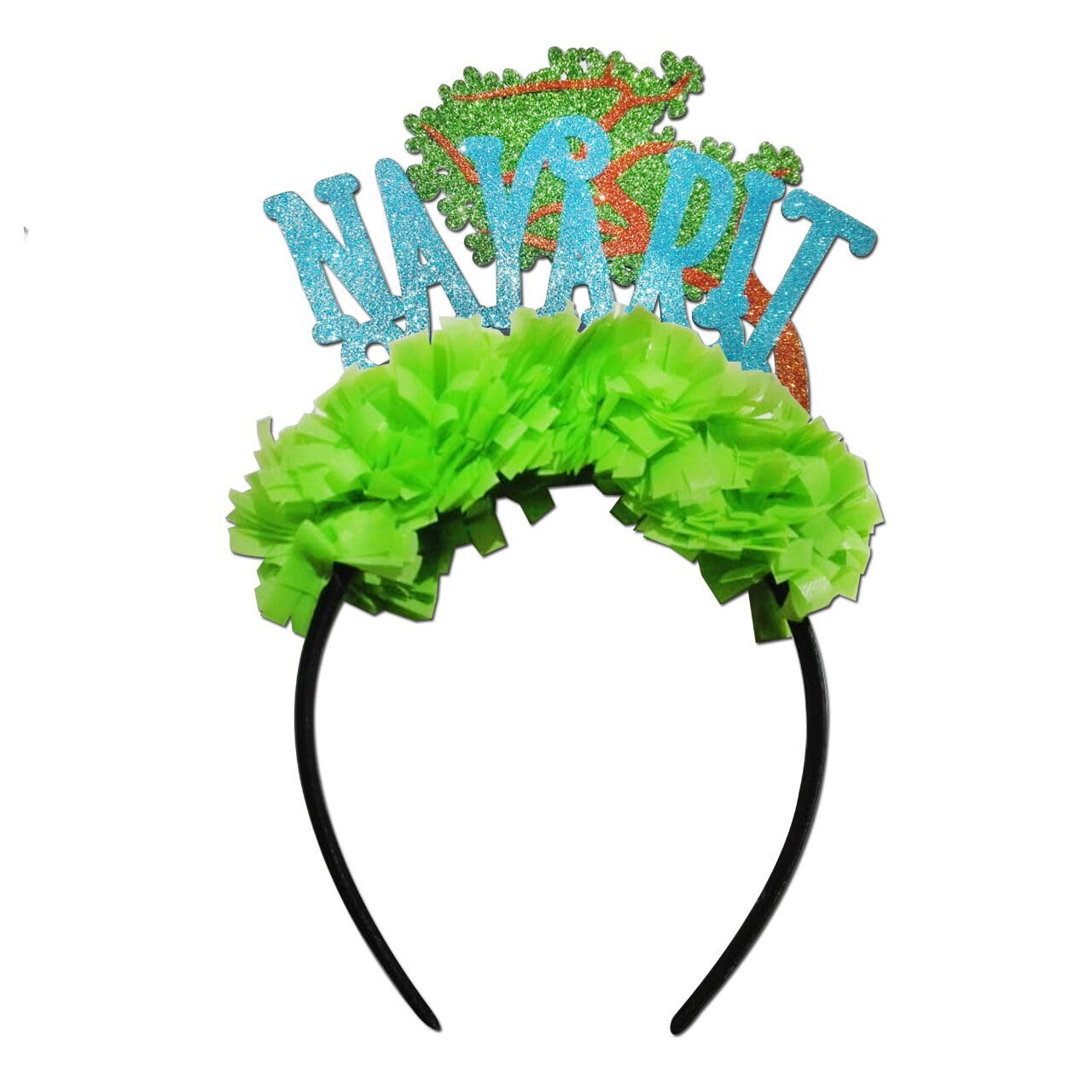 Tiara FREE personalization  headband with fringe party crown Nayarit  party props head piece Mexican fiesta graduation Gift party prop
