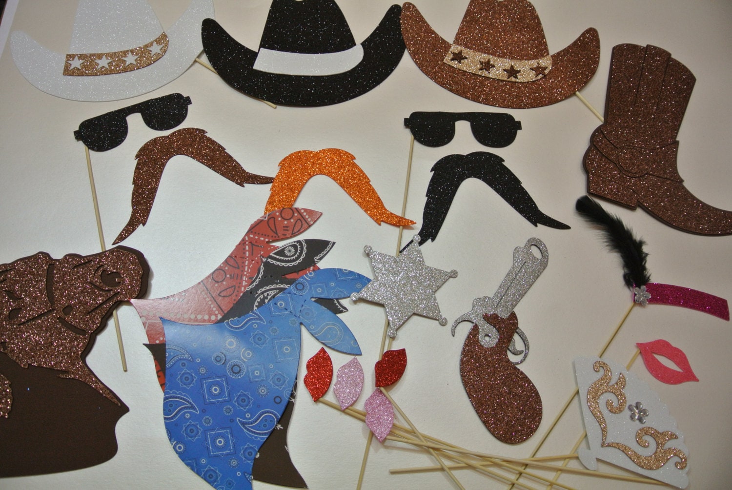 Western photo booth props Cowboy Photo Booth Props Sams | Etsy