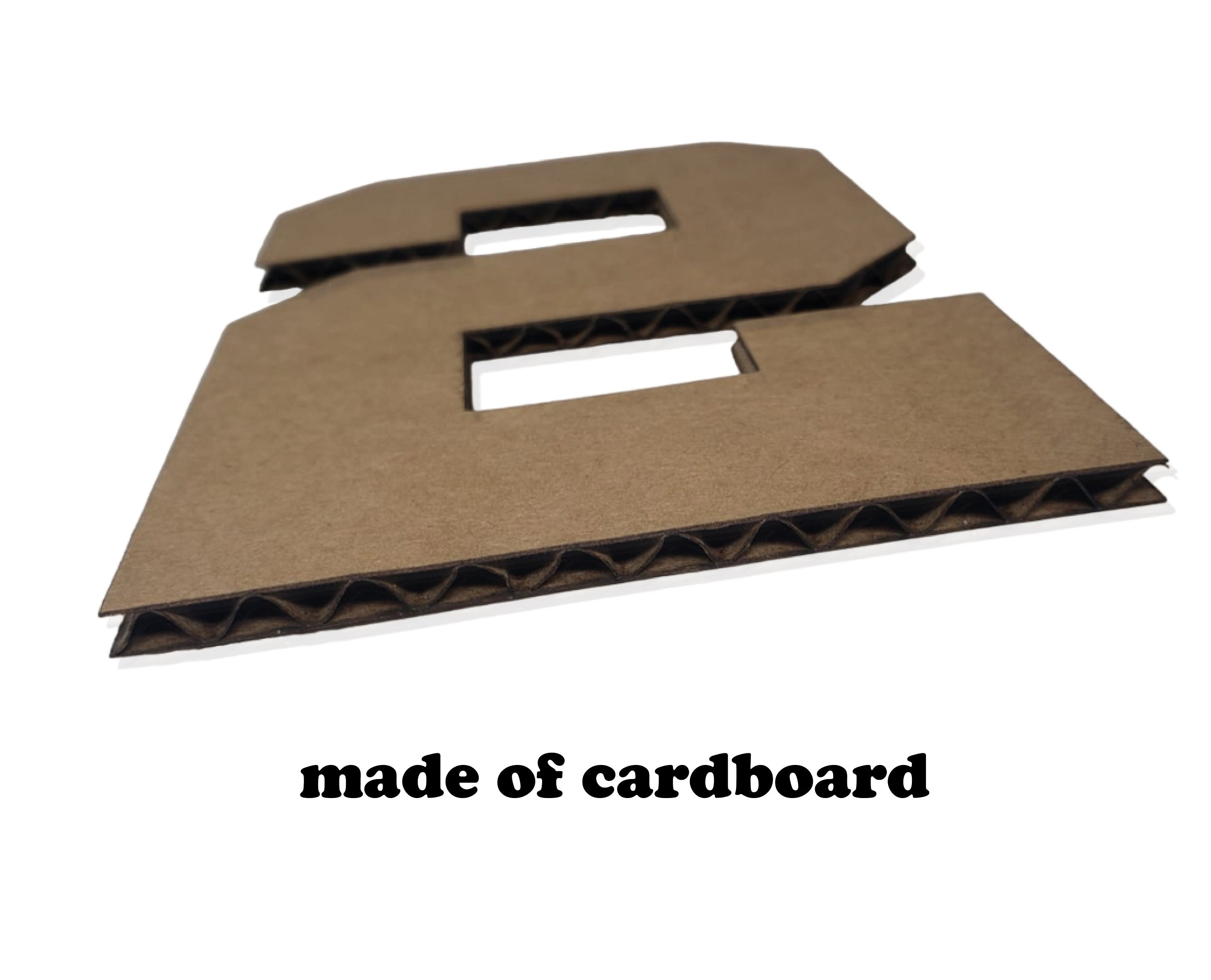 Cardboard Letters and Number. Decorations for Kindergarten, Parties ...