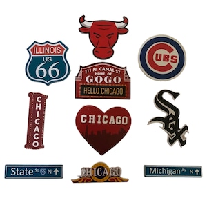 Magnete Chicago Windy City Kühlschrank Computer Magnete Bulle hwy66 kultige Chicago Sehenswürdigkeiten