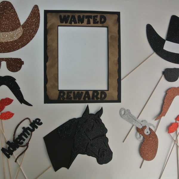 Western  photo booth props  Cowboy Photo Booth Props Sams Mustache