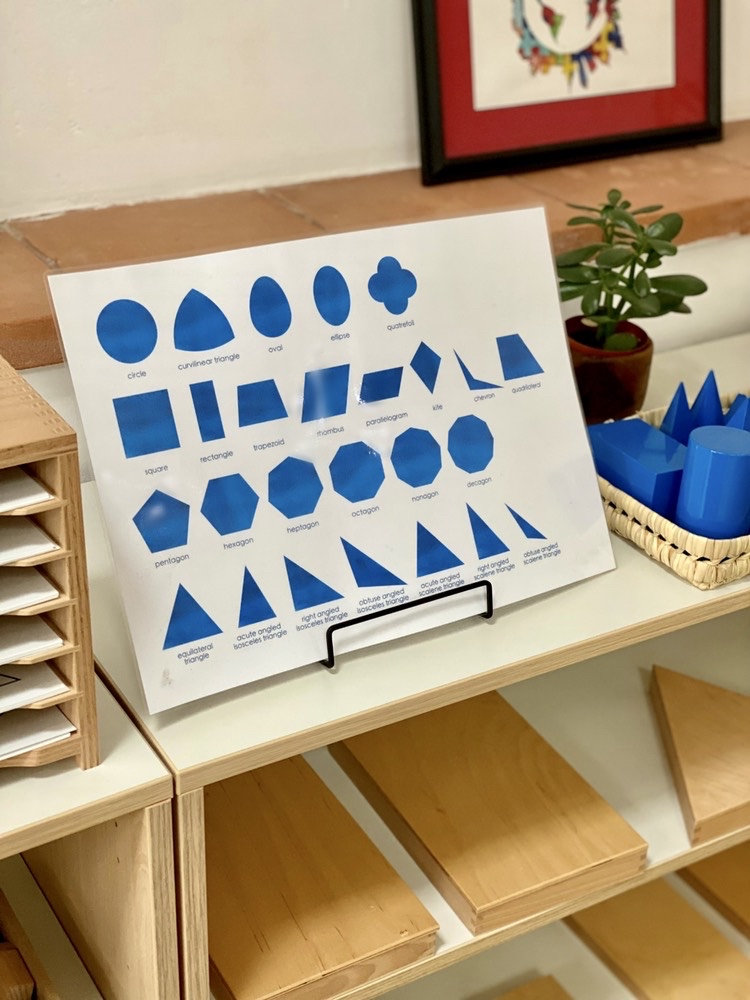Montessori Geometry Cabinet Control Chart - Etsy