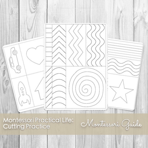 Montessori Cutting Practice