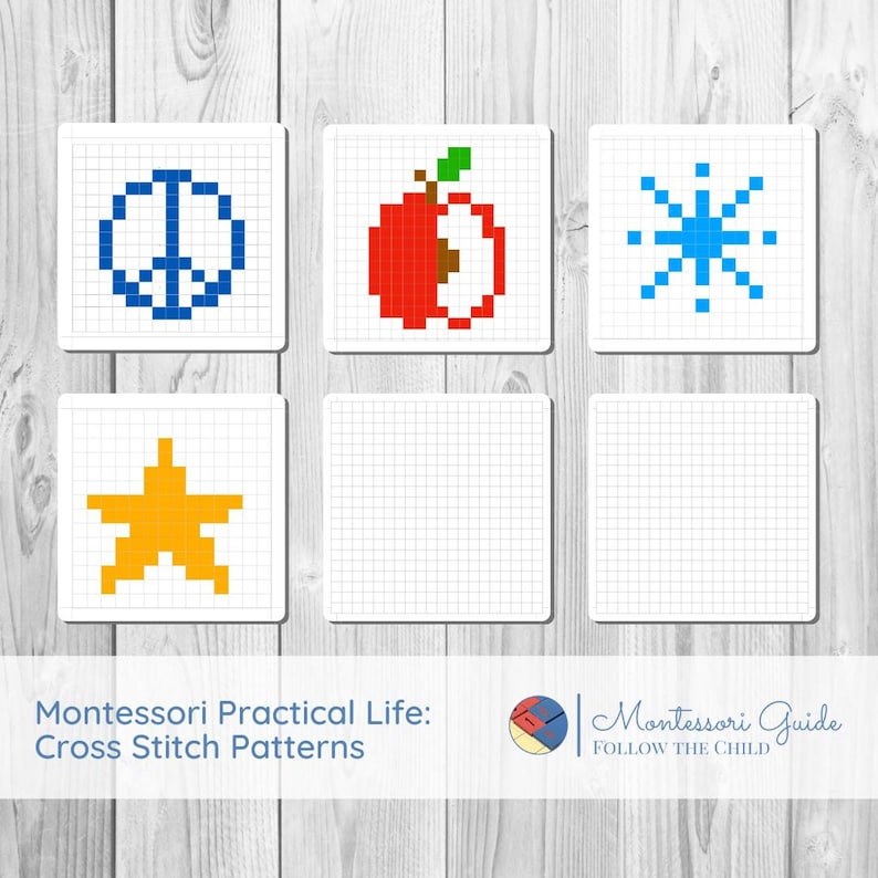 Beginner Cross-stitch Patterns: 22 Easy Designs (digital Download) - Etsy