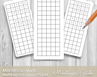 Montessori Graph Paper