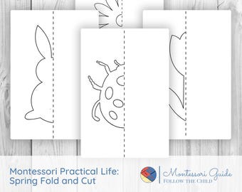 Spring Paper Fold and Cut