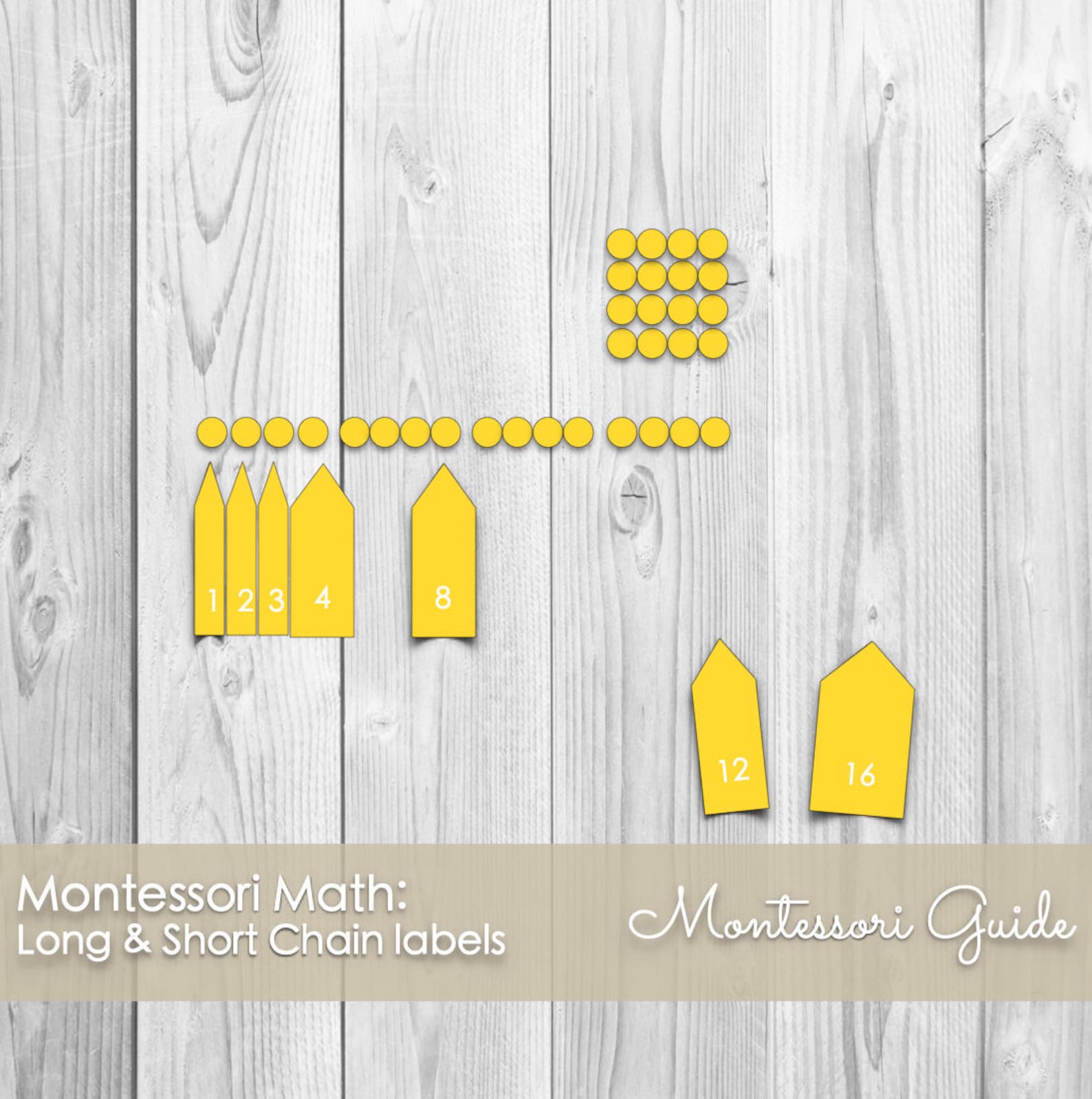 Square Chain Labels PRINTABLE Chain Labels - Etsy