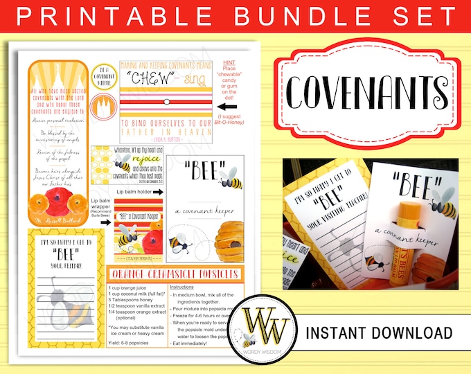 My Covenant Path Printable Poster for LDS Primary and Youth | Instant ...