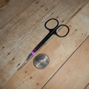 Rainbow Scissors // Cross Stitch Scissors // Embroidery Snippers // Thread Cutters // Sewing Scissors // 3.46 inch Scissors