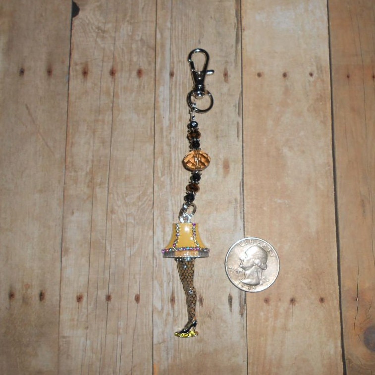 Major Award Scissor Fob // Leg Lamp Purse Charm // A Christmas | Etsy