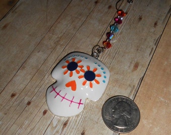 Sugar Skull Christmas Ornament // Dia De Los Muertos // Calavera // Stocking Stuffer // Mexican Sugar Skull // Day Of The Dead