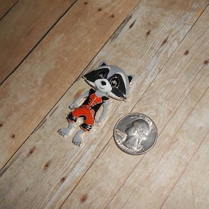 Super Hero Raccoon Needleminder // Rocky Raccoon Needle Minder // GotG Needle Keeper // Cross Stitch Needle Nanny
