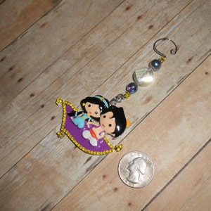 Arabian Princess and Prince Christmas Ornament // Magic Flying Carpet Holiday Decoration // X-Mas Ornament // Stocking Stuffer