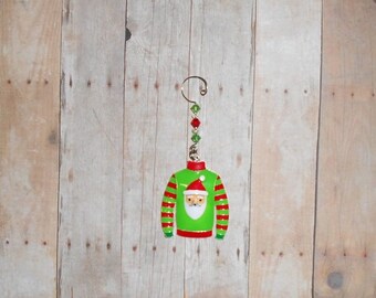 Ugly Christmas Sweater Ornament // Holiday Decor // Christmas Tree Ornament // Winter Wonderland // Stocking Stuffer // X-Mas Tradition