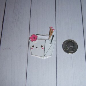 Chinese Take Out Needleminder // Takeout Box Needle Minder // Oyster Pail Needle Nanny // Food Needle Keeper // Cross Stitch // Embroidery