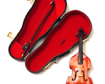 12 Pièces Mini Instruments De Musique 1:12 – Accessoires Maison De Poupée Piano, Guitare, Batterie, Violon…