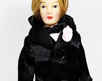 Melody Jane Puppenhaus Figur – Viktorianischer Gentleman In Gehrock, Porzellan, 1:12, Ca. 150 Mm