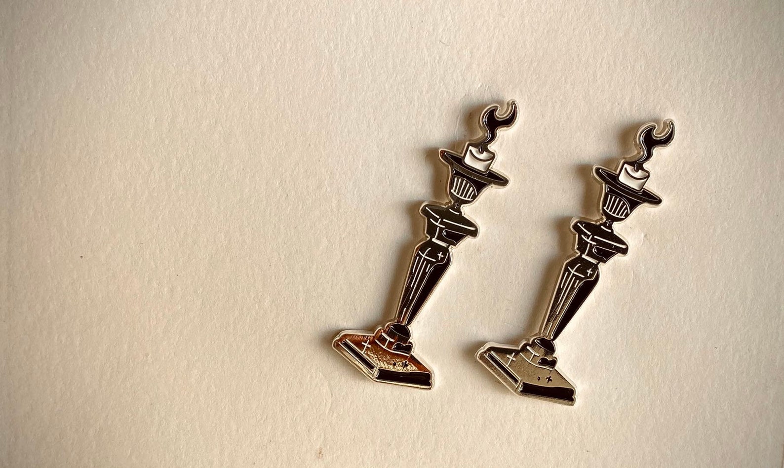 Les Miserables Candlestick Enamel Pin Etsy