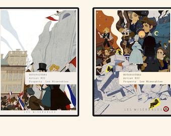 Les Miserables Poster Giclee Large PRINT|Les Miserables|Limited Edition Poster