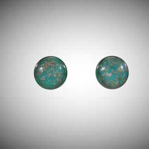 Murano Glass stud earrings, fused glass ear post, glass post earrings, surgical steel, Sterling silver, dot earrings, Made in Italy