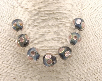 Murano Glass Necklace,  925 Sterling Silver, Venetian Jewelry,  Glass Jewelry, Made in Italy