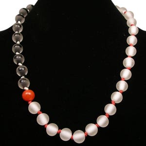 Murano glass necklace, Italian jewelry, sterling silver, glass necklace, Made in Italy