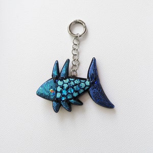 Dichroic glass Fish wall hanging decoration