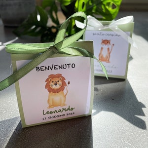 PORTA CONFETTI Safari - confetti savana per compleanno battesimo e nascita, confetti personalizzabili safari, party kit