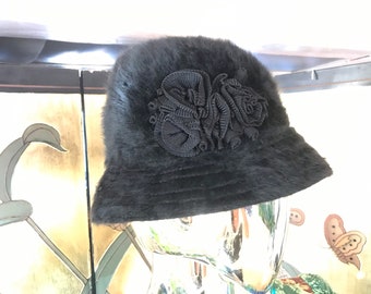 kangol angora bucket hat