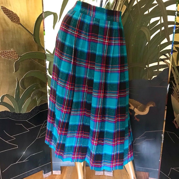 Vintage Plaid Skirt - image 6