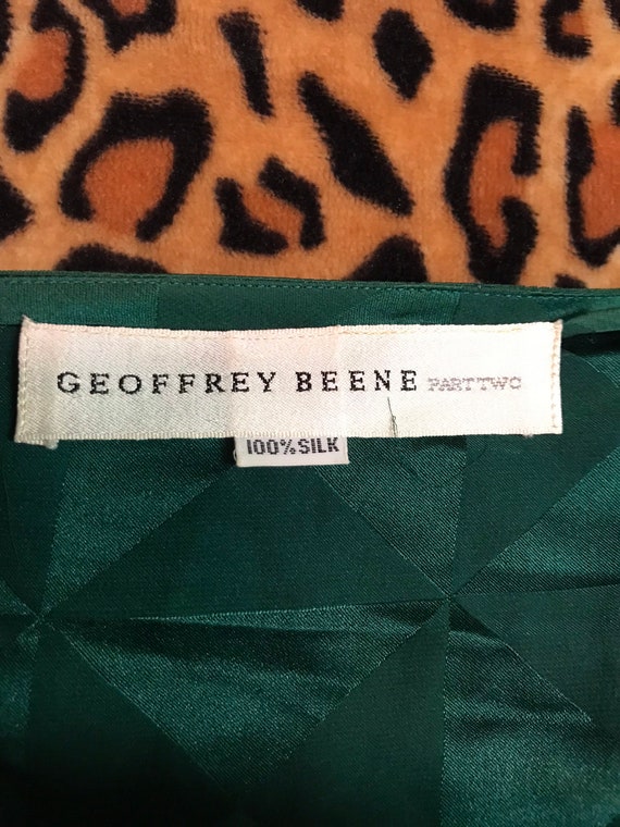 Vintage Silk Blouse By Geoffrey Beene - image 10