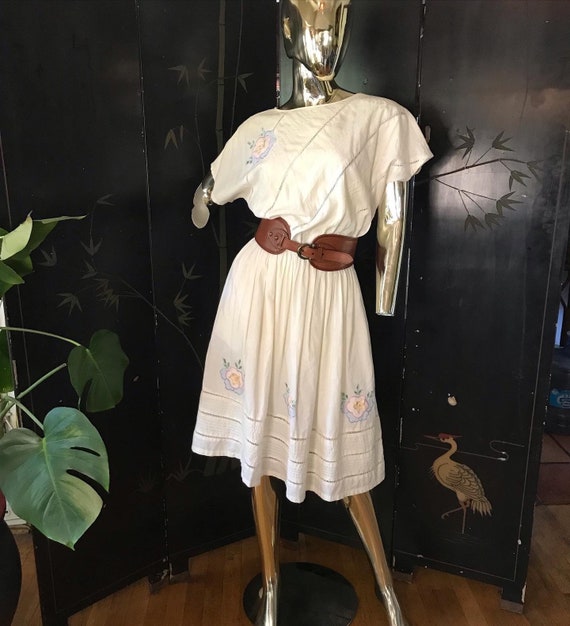 Vintage Indian Cotton Dress By Starina - image 3