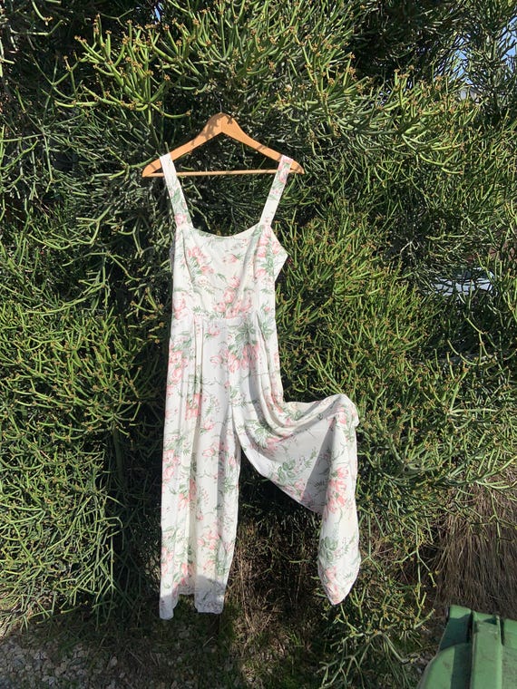 Vintage Jumpsuit With Flowers