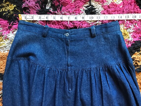 Vintage Denim Skirt - image 5