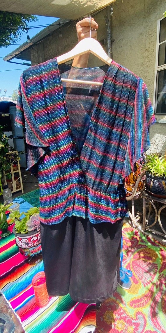 Vintage 1970s Disco Dress