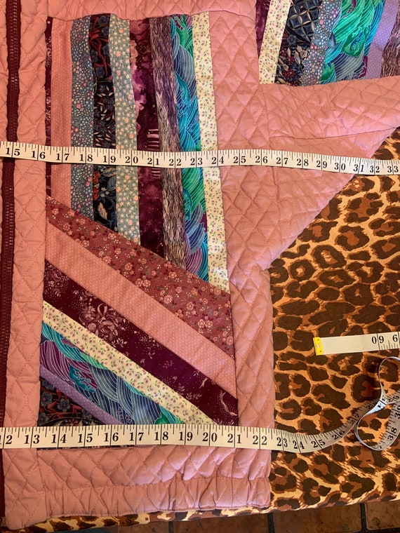 Vintage Quilted patchwork puff jacket - image 9