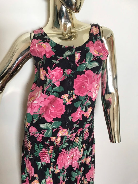 Vintage Floral Dress - image 5