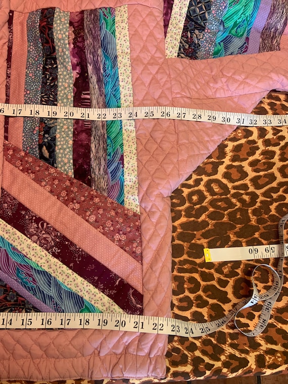 Vintage Quilted patchwork puff jacket - image 7