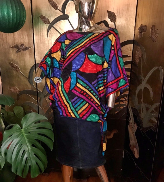 Vintage Rainbow Blouse