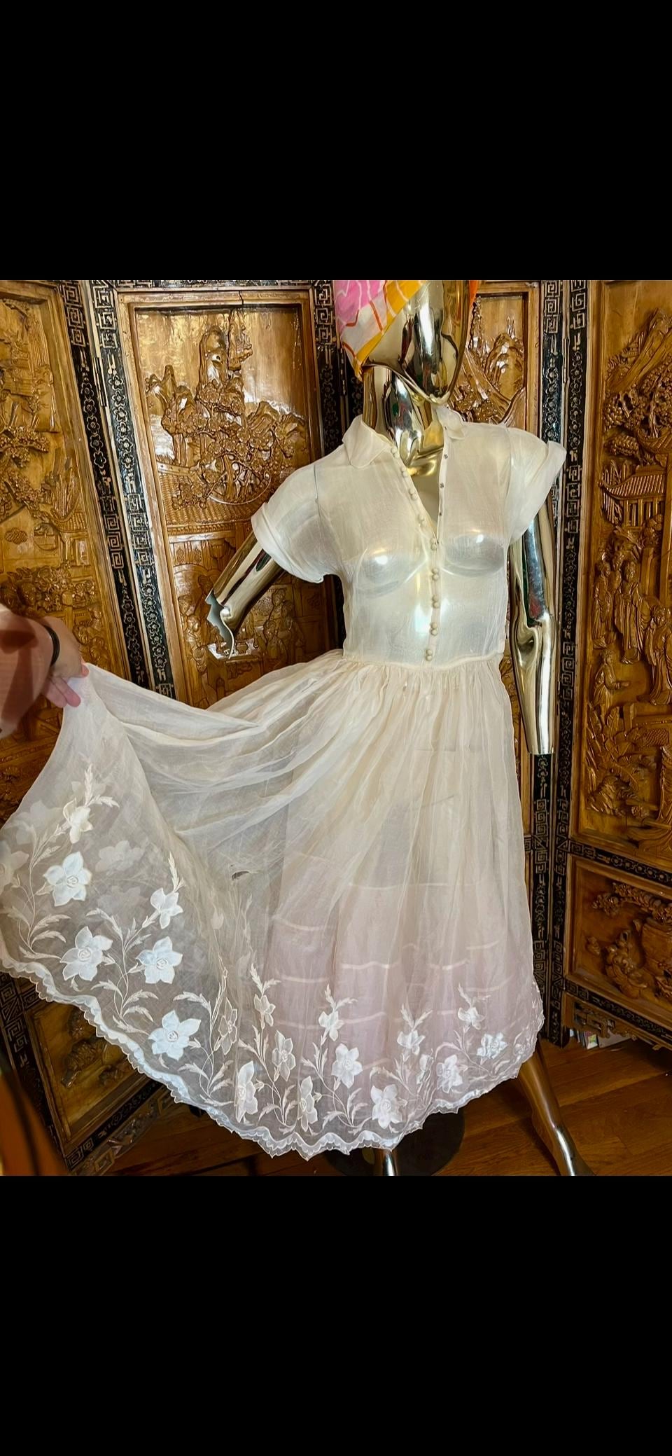 Sheer Skater Dress - Etsy