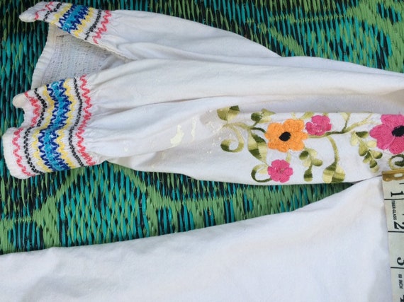 Vintage 60s Embroidered Tunic Top - Etsy UK