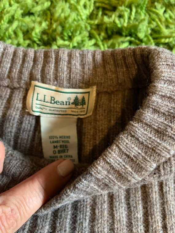 Vintage Wool Sweater by LL Bean - image 3