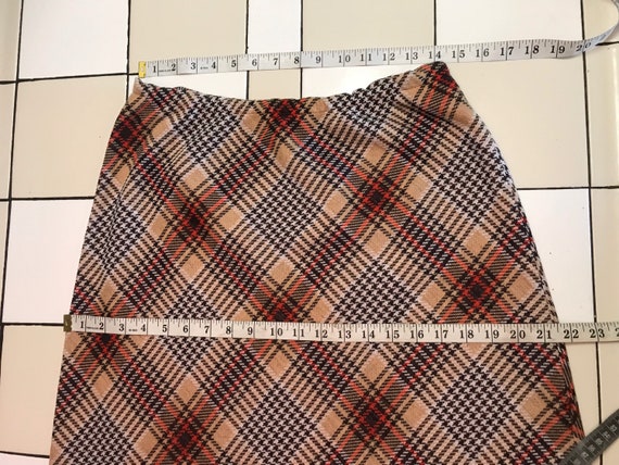 Vintage Plaid Maxi Skirt - image 7