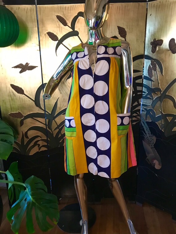 Vintage 60s Dress Zip front