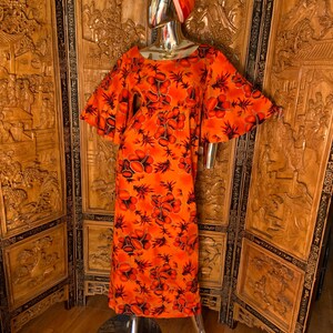 cotton muumuu dress Summer Foliage Cotton Mumu Dress – Abi+Ari main image 1