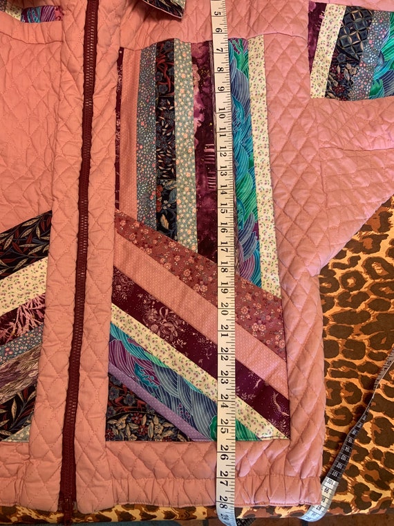 Vintage Quilted patchwork puff jacket - image 8