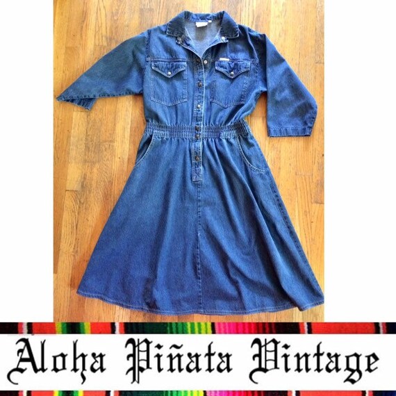 Vintage Denim Dress
