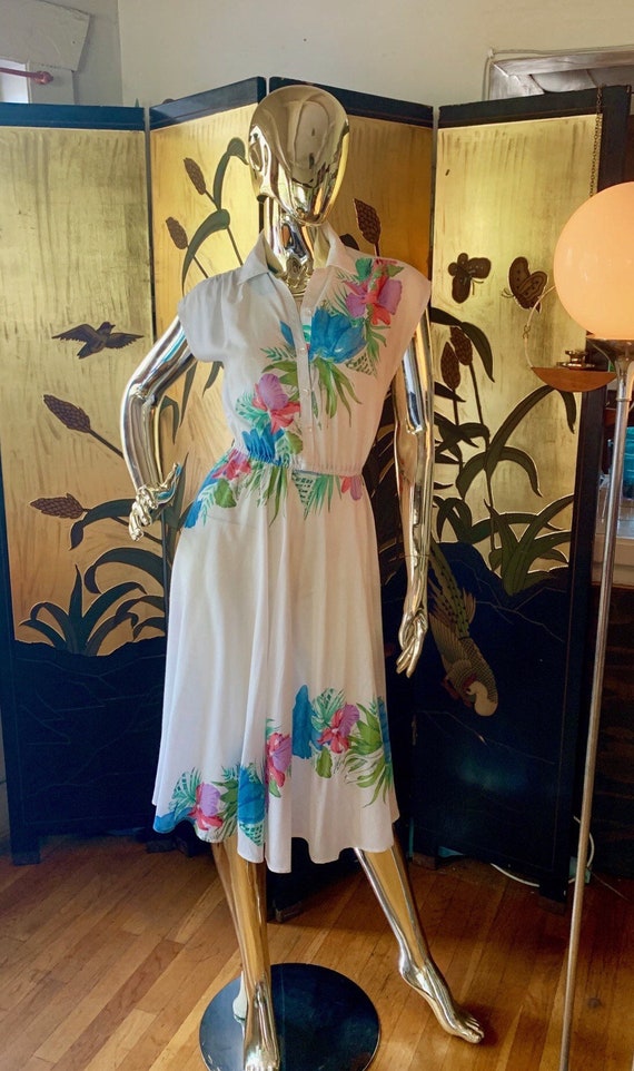 Vintage Floral Dress