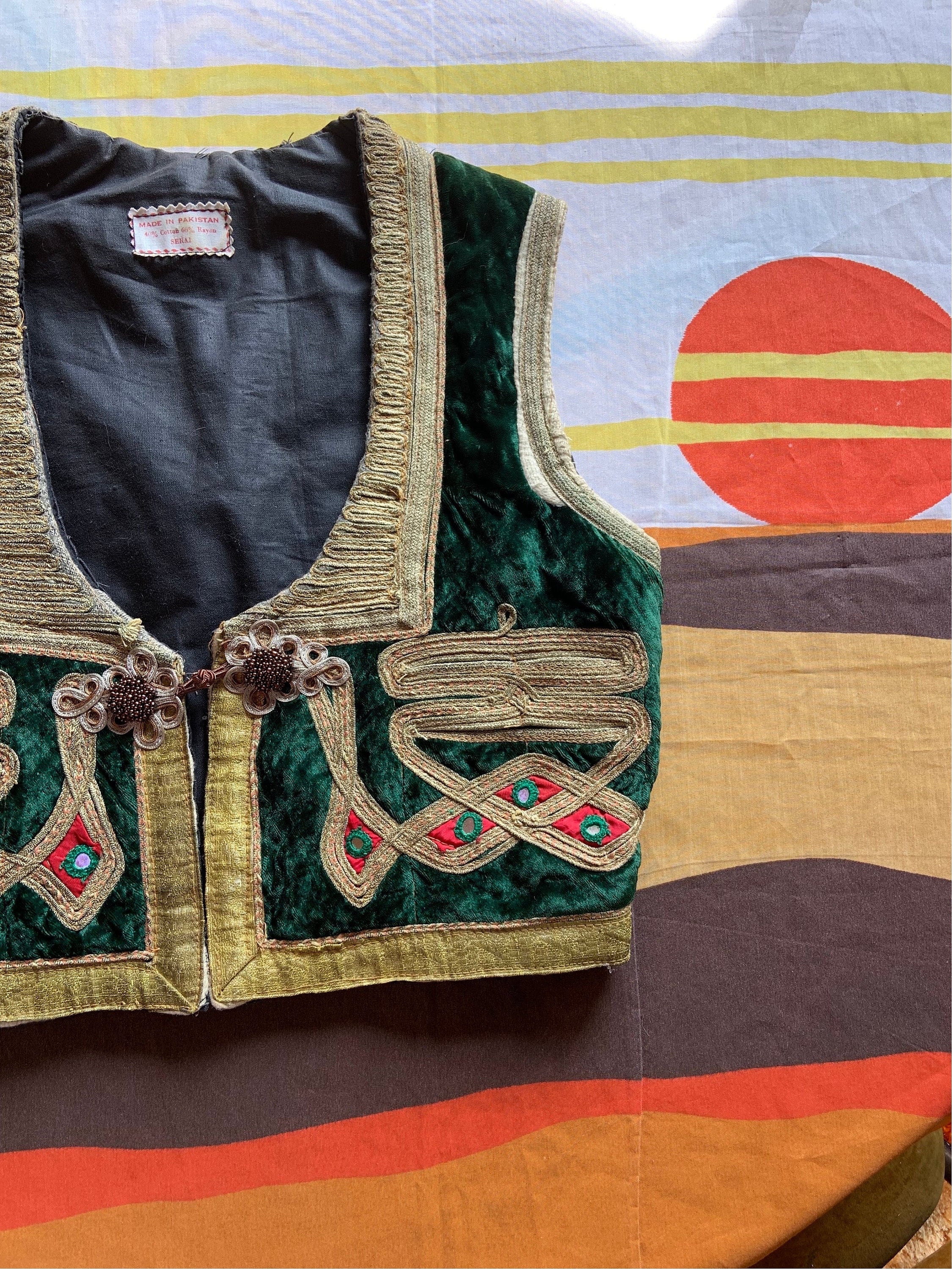 TODAYFUL Embroidery Middle Vest エクリュ