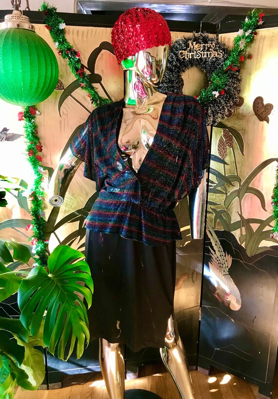 Vintage 1970s Disco Dress